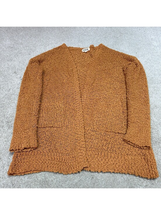 Listicle Sweaters - Listicle Cardigan Women’s Mustard Yellow Long Sleeve Size Large